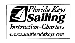 FLORIDA KEYS SAILING INSTRUCTION- CHARTERS WWW.SAILFLORIDAKEYS.COM trademark