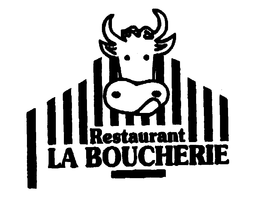 RESTAURANT LA BOUCHERIE trademark