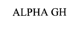 ALPHA GH trademark