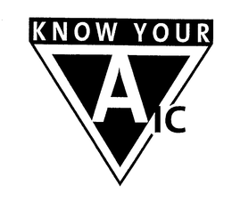 KNOW YOUR A 1C trademark