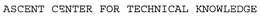 ASCENT CENTER FOR TECHNICAL KNOWLEDGE trademark