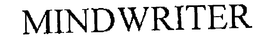 MINDWRITER trademark