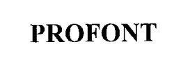 PROFONT trademark