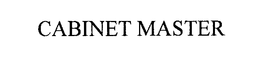 CABINET MASTER trademark