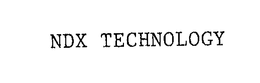 NDX TECHNOLOGY trademark