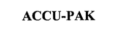 ACCU-PAK trademark