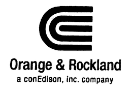 ORANGE & ROCKLAND A CONEDISON, INC. COMPANY trademark