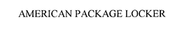 AMERICAN PACKAGE LOCKER trademark