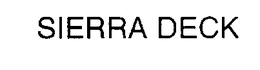 SIERRA DECK trademark