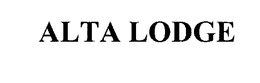ALTA LODGE trademark