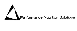PERFORMANCE NUTRITION SOLUTIONS trademark