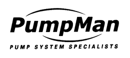 PUMPMAN PUMP SYSTEM SPECIALISTS trademark