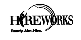 HIREWORKS READY. AIM. HIRE. trademark