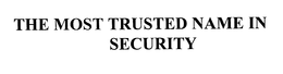 THE MOST TRUSTED NAME IN SECURITY trademark
