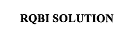 RQBI SOLUTION trademark
