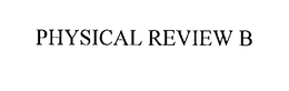 PHYSICAL REVIEW B trademark