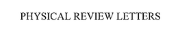 PHYSICAL REVIEW LETTERS trademark