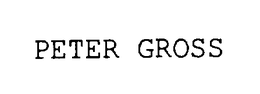 PETER GROSS trademark