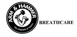 BREATHCARE ARM & HAMMER THE STANDARD OFPURITY trademark