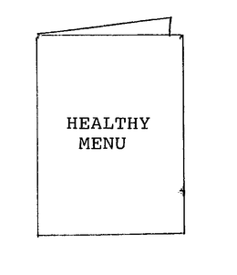 HEALTHY MENU trademark