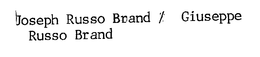 JOSEPH RUSSO BRAND trademark