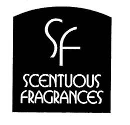 SF SCENTUOUS FRAGRANCES trademark