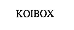 KOIBOX trademark