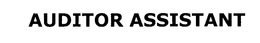 AUDITOR ASSISTANT trademark