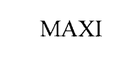 MAXI trademark