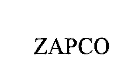 ZAPCO trademark