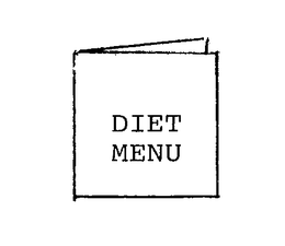 DIET MENU trademark