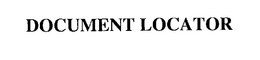 DOCUMENT LOCATOR trademark
