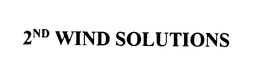 2ND WIND SOLUTIONS trademark