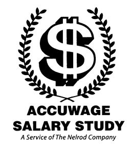 ACCUWAGE SALARY STUDY A SERVICE OF THE NELROD COMPANY trademark