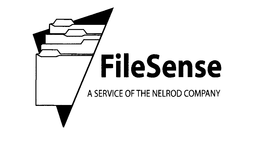 FILESENSE A SERVICE OF THE NELROD COMPANY trademark