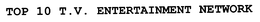 TOP 10 T.V. ENTERTAINMENT NETWORK trademark