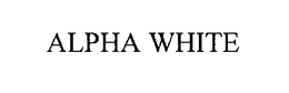 ALPHA WHITE trademark