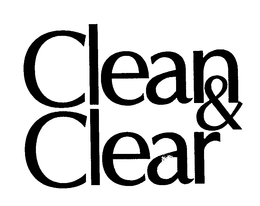 CLEAN & CLEAR trademark
