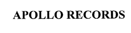 APOLLO RECORDS trademark