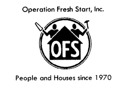 OFS OPERATION FRESH START, INC. PEOPLE AND HOUSES SINCE 1970 trademark