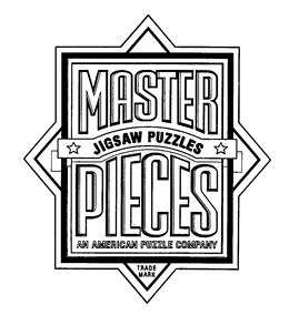 MASTER JIGSAW PUZZLES PIECES AN AMERICAN PUZZLE COMPANY trademark