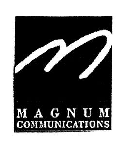 M MAGNUM COMMUNICATIONS trademark