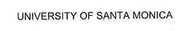 UNIVERSITY OF SANTA MONICA trademark