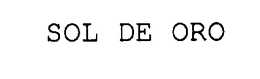 SOL DE ORO trademark