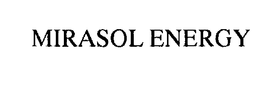 MIRASOL ENERGY trademark