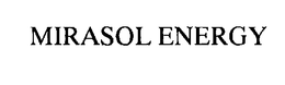 MIRASOL ENERGY trademark