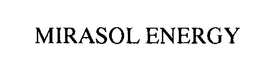 MIRASOL ENERGY trademark