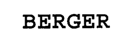 BERGER trademark