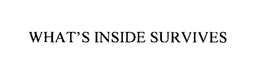 WHAT'S INSIDE SURVIVES trademark