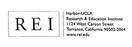 REI HARBOR-UCLA RESEARCH & EDUCATION INSTITUTE 1124 WEST CARSON STREET TORRANCE, CALIFORNIA 90502-2064 WWW.REI.EDU trademark